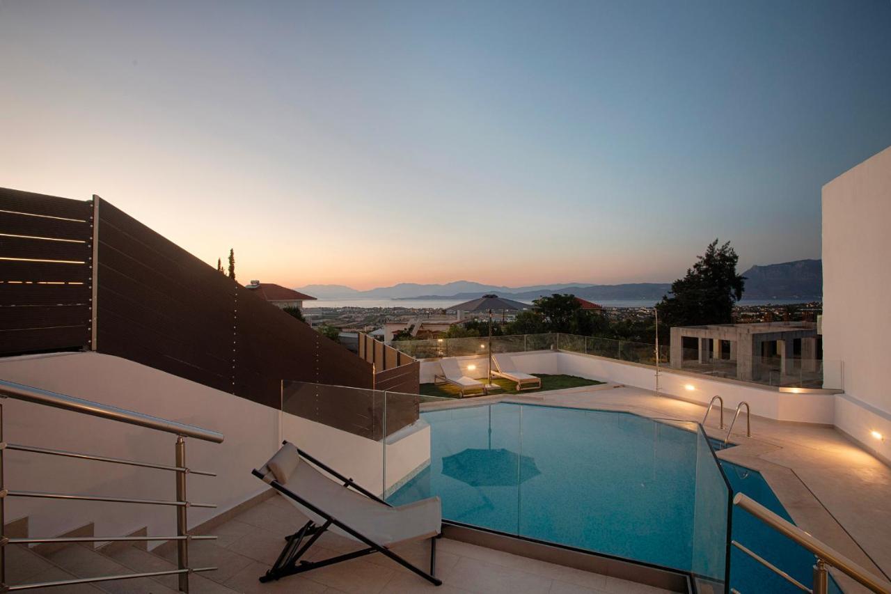 Serenity Villa Corinth Bagian luar foto